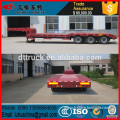 Low bed Semi Trailer with 3 axles used for transport excavator